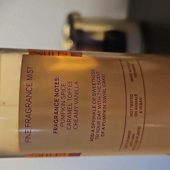 NEW Pumpkin Swirl Cake fine fragrance mist from bath and body works - Picture 3 of 3